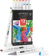 Arteza EVERBLEND Ultra MRKR, Set of 12, Bright Tones