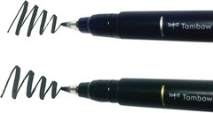 62038 Fudenosuke Brush Pen, 2-Pack. Soft and Hard Tip Fudenosuke Brush Pens f…