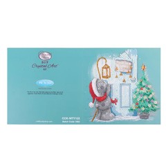 CraftBuddyUS CCK-MTY133: Happy Xmas! Tatty Teddy Crystal Art Card Kit 18x18cm