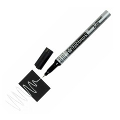 41102 Sakura Pen-Touch Paint Marker, Extra Fine 0.7mm, Metallic Silver Pack of 2