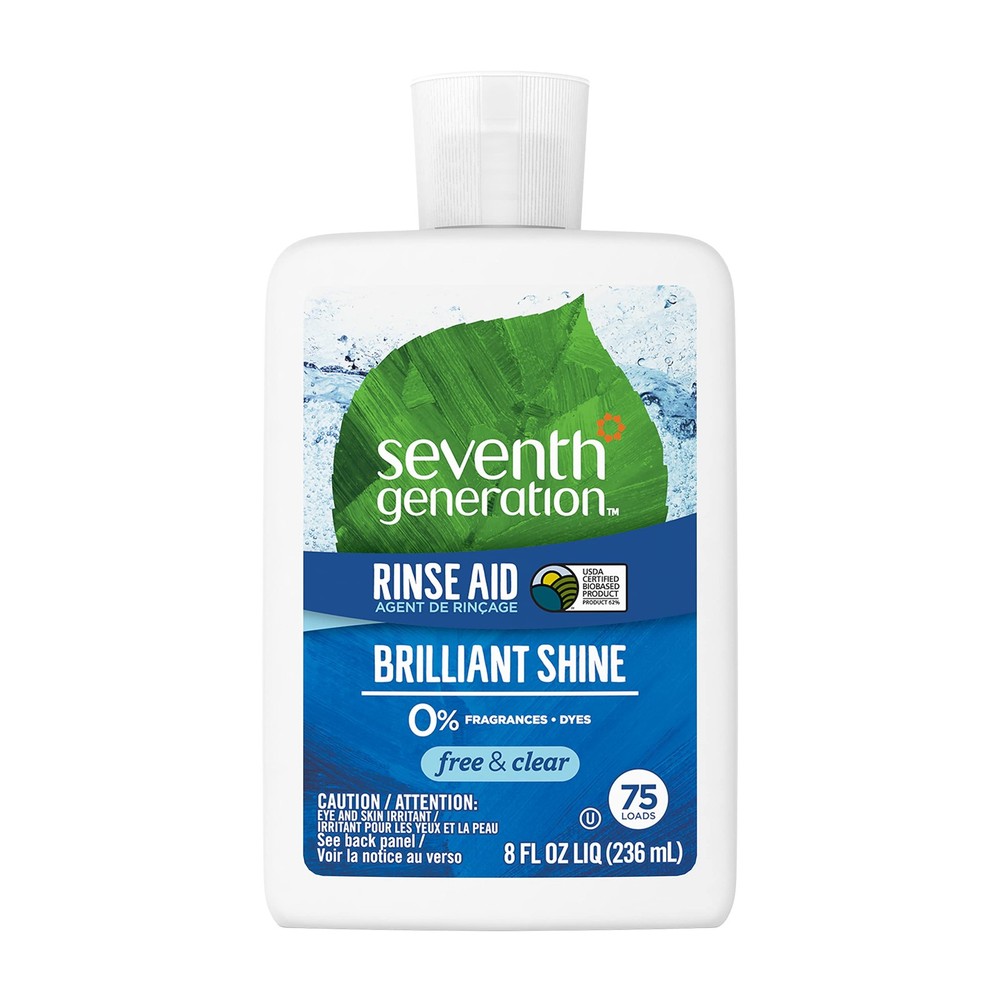 Seventh Generation Rinse Aid Free and Clear — 8 fl oz, Packaging May Vary