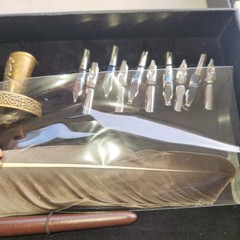 Calligraphy Set For Beginners, 2 Calligraphy Pens, 2 Ink Bottle, 10 Tips Manual
