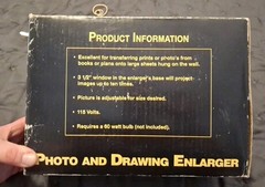VULCAN GT75 VINTAGE PHOTO AND DRAWING TRACER ENLARGER New In Box NOS