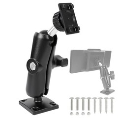 Car Mount for CarPlay Screen, Aluminum Alloy Medium Arm & Square 6.1″ Length
