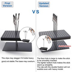 GJJC09B 1PC Painting Stand Base and 15 X 10Cm (Base) And 19Cm (Clip), Black