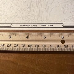 1970 Venus Paradise Color by Number Global Scenes Collection Niagara Falls NY