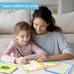 Grooved Book Magic Pens for Kids Disappearing Ink Pens and Reusable Grooved Hand