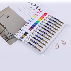 1-12Pcs Waterproof Permanent Paint Marker Pen Car Tyre Tire Letter Rubber Metal