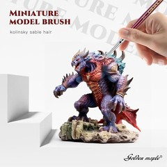 Kolinsky Sable Miniature Paint Brushes Professional Detail Paint Brushes Ultr…