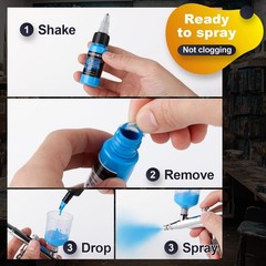 20 Colors Airbrush Paint Set FansArriche Acrylic Ready to Spray Art Paint Kit