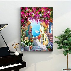 Acrylic Paint by Numbers for Adults Easy DIY Home Wall Decor 16”W x 20”L