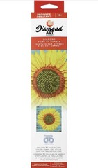New Dazzle “Sunflower”, Round Drill DIY Diamond Painting Art Craft Kit, 8×8”