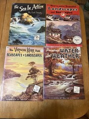 4 How to paint art books landscapes seascapes water weather The sea in action