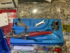 Paasche Air Brush Type H Vintage Airbrush Mixed Lot w/ Extras Used