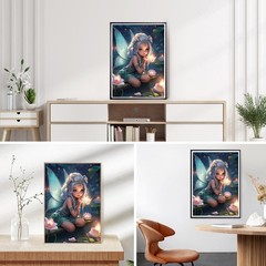 DPHERO DIY Fairy Diamond Painting Kits for Adults,5D Mittel, multi-coloured