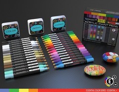 Water-Based Paint Pens for Rock, Glass, Wood