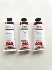 Utrecht English Red Light Oil Paint. 3 Tubes. 37cc. NOS. VINTAGE.