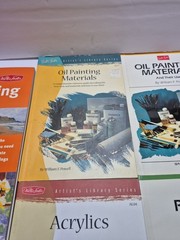 Walter Foster Art Books Lot of 5 Oil Painting, Painting in Acrylics