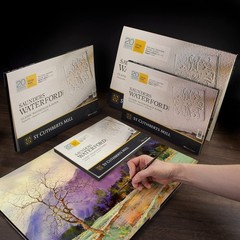 St. Cuthberts Mill Saunders Watercolor Paper Block – 12×9-inch White 100% Cot…