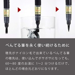 Versatile Fude Brush Pen in Medium – Perfect Black Ink for Drawing and Writing