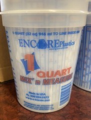 32-Ounce (1 Quart) Paint Mixing Cup – Pack of 24 Cups