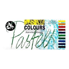 12 Set Jakar Assorted Multi Colour Artist Pastels Art Sketching Drawing Sticks