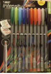 BIC Intensity Fineliner Medium Point (1.0mm) Assorted Bold Colors 10 Count Pens