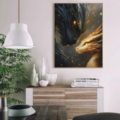Dragon Paint by Numbers Kit for Adults Beginner,Easy Adult Paint by Number Kits