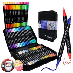 Acrylic Paint Markers 72 Colors with Bag, Acrylic Paint Pens with Brush Tip a…