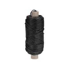 Twisted Nylon Mason Line Black 100M/109 Yard 3MM Dia for DIY Projects