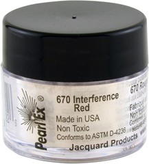 Pearl Ex 3g Interference Red Powder for Epoxy Resin, Watercolors, Calligraphy…