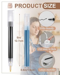 2 PCS Black Blue Underglaze Pen for Ceramics Porcelain Colored Writing Pen