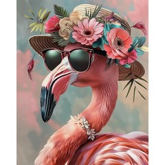 Paint by Numbers Kits for Adults Flamingo Paint by Number for Adults Beginner An