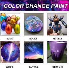 ABEIER Iridescent Acrylic Paint, Set of 2 Fl Oz (Pack 18), 2oz x 18 Colors