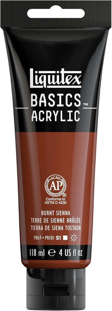 BASICS Acrylic Paint, 118Ml (4-Oz) Tube, Titanium White