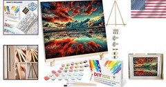 Acrylic Painting Set – Colorful Floral Theme
