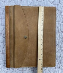 Ted Gilmer Extra Large Leather Wood Spine Sketch Book