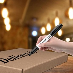 Keebor Permanent Markers Bulk, 60 Pack Black 1 Count (Pack of 60),