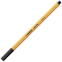 STABILO Point 88 Black Fineliner Pens 0.4mm Erasable Set of 3 for Writing Dra…