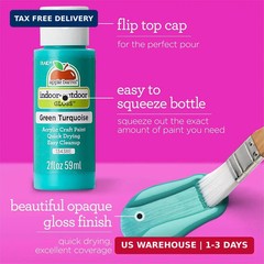 Apple Barrel Gloss Acrylic Paint in Assorted Colors (2-Ounce), 20353 Real Navy