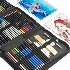 76 Drawing Sketching Kit Set – Pro Art Supplies with Sketchbook & Watercolor …