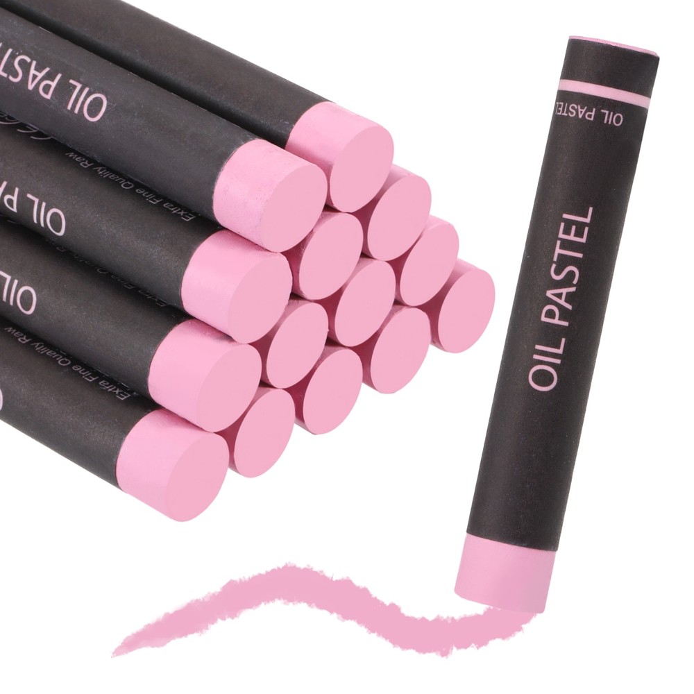 Soft Oil Pastels, Oil Pastel Crayons Blendable(Pink, Pack of 36)