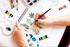 Ohuhu Watercolor Paint Set, 36 Colors, 6 Brushes Included, 12ml