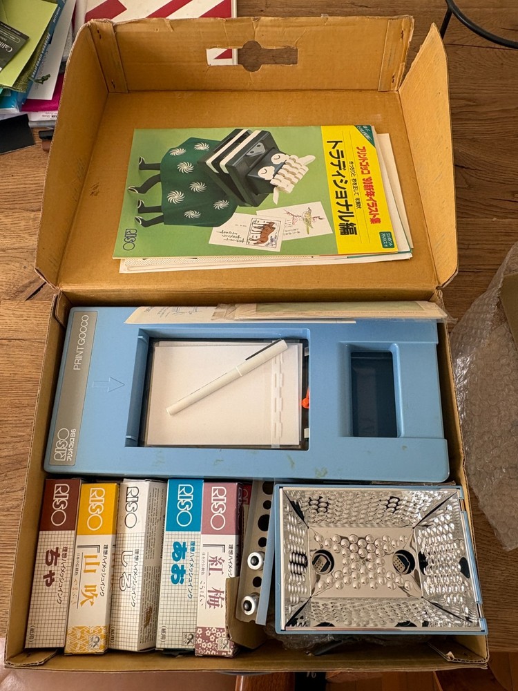 RISO Print Gocco B6 Hi-Mesh Japanese Screenprinting set