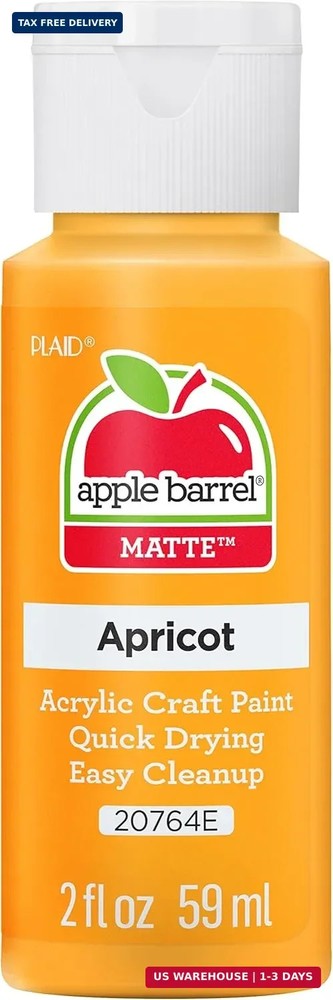 Apple Barrel Acrylic Paint in Assorted Colors (2 oz), 20764, Apricot