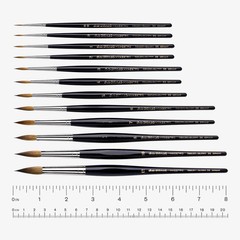 Da Vinci Watercolor Series 35 Maestro Kolinsky Brush ? Long Tapered Round, Short