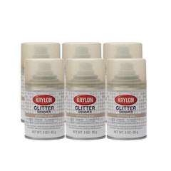 KRYLON 401 — Glitter Shimmer Glistening Gold 3 oz 6 Pack