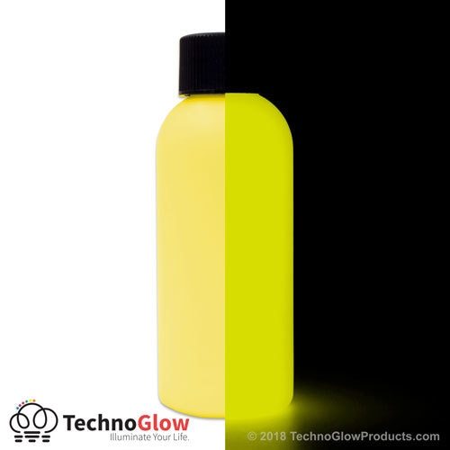 Glow in the Dark Paint, Bright Pineapple Yellow – UV Reactive Luminescent Paint