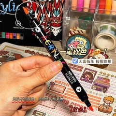 Acrylic Paint Pens 24-120 Colours Dual Tip Waterproof Markers for Rock Wood Arts