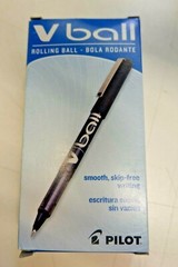 Pilot VBall Liquid Ink Roller Ball Stick Pen RED INK .5mm -Dozen